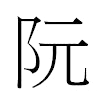 阮汉字